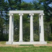 Princeton Battlefield State Park - Colonnade and Gravesite