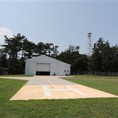 Cape May County Mosquito Control Department - Main Building and Helipad