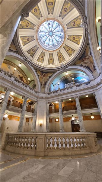 Justice William J. Brennan Jr. Courthouse - Rotunda-2nd Floor (7/10/2024 - Credits: HCOCHA/TD records)