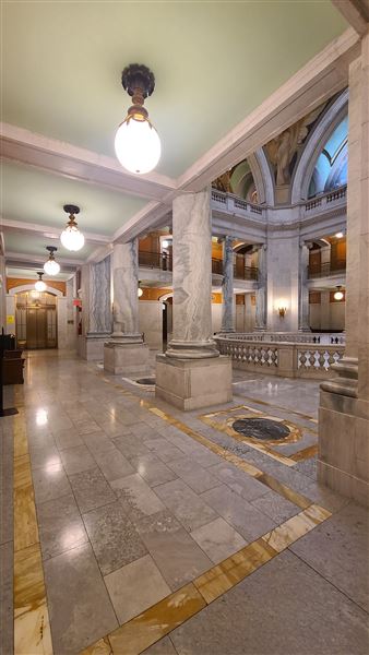 Justice William J. Brennan Jr. Courthouse - Rotunda-2nd Floor (7/10/2024 - Credits: HCOCHA/TD records)